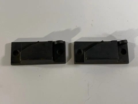 2 Vintage Window Locks Latches Sash Catch Shutter Lever Spring Cover
