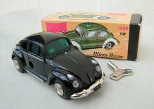 SCHUCO NUTZ MICRO RACER 1046 VW COMMERCIAL BLACK TIN TOY MIB - Picture 1 of 1