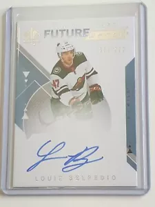 179 Louie Belpedio - Future Watch Auto /999 - SP Authentic 2018-19 - Upper Deck - Bild 1 von 2