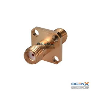 37_SMA-50-0-1/111_NE HUBER+SUHNER SMA Panel Adaptador Jack/Jack Brida Montaje 18GHz - Imagen 1 de 3