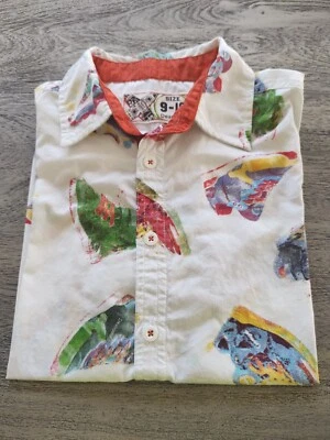 Super cool boys short sleeve button up shirt Desigual Age 9-10.  - Image 1 of 4