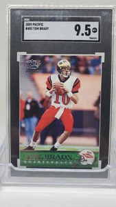 2000 Pacific Tom Brady RC # 403 SGC 9.5 MINT+ PATRIOTS BUCCANEERS - Picture 1 of 2