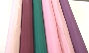 S13 - VINTAGE PAPER TAFFETA SILK 100%  silk  By the yard. - Picture 1 of 7