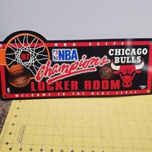 CHICAGO Bulls Sign 1997 5 TIME NBA Champions Wincraft Sports BASKETBALL ELITE