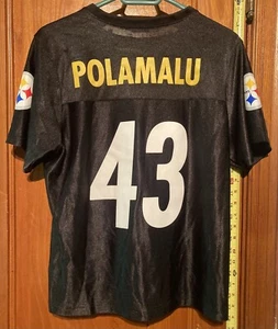 NFL Pittsburgh Steelers Troy Polamalu Youth Jersey M Medium - Picture 1 of 5