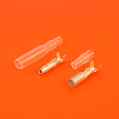 Conectores de bala de estaño de 3,9 mm estilo Lucas de alta calidad cableado y cubiertas para motocicletas