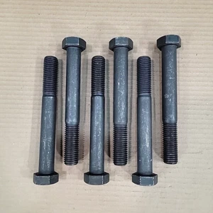 (6Qty) 3/4-10 x 6in Hex Shoulder Bolt PT Coarse Thread Black Grade 5 Lot New - Picture 1 of 13