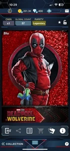 Topps Marvel Collect Deadpool & Wolverine Kidpool #2 Legendary Red Speckle 57cc - Picture 1 of 2