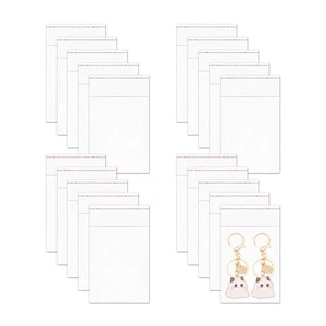 Cellophane Self Seal Bags 1000 Count 3" x 4" Clear Resealable Cello Bags Adhe... - Picture 1 of 7