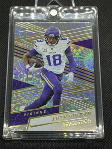 2025 Panini Revolution - Justin Jefferson #50 Fireworks #/49 Minnesota Vikings - Picture 1 of 2
