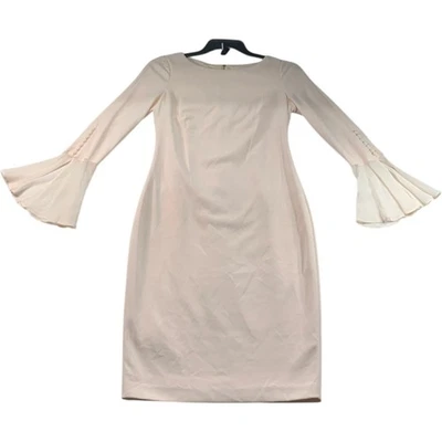 Calvin Klein Dress Womens Size 8 Pink Long Sleeve New with out tags - Image 1 of 4