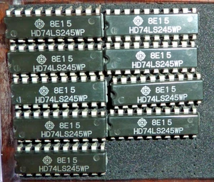 9 Hitachi HD74LS245WP IC's Octal Bus Transceivers - Picture 1 of 1