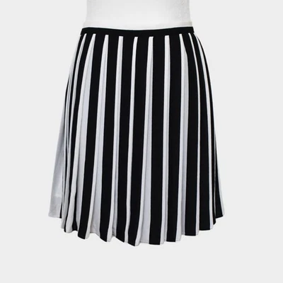 VINCE CAMUTO Striped Pleated Mini Skirt Size 0 - Image 1 of 4