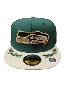 Seattle Seahawks New Era "Mistletoe" Promo Mütze Gr. 7 5/8 Holiday RARE 40 Season - Bild 1 von 6