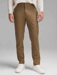 LULULEMON Marrón Caqui ABC Performance Warpstreme Active Gimnasio Viaje Talla 32 32x32 - Imagen 1 de 8