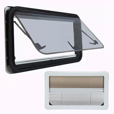 Wohnwagen Ausstellfenster Wohnmobil Fenster Seitenfenster Insektenschutz Rollo - Bild 1 von 4