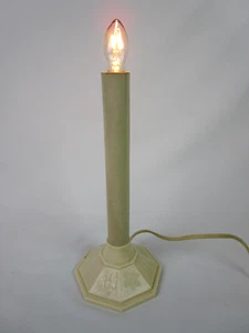 VTG Christmas Electric Window Candle Lights, Plastic/Paper, Octagon Base Works! - Picture 1 of 5