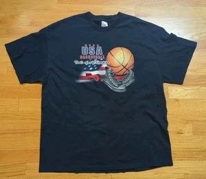 Camiseta Olímpica Vintage USA Baloncesto 2004 Hombres XL Azul Marino Herramientas de un Campeón - Imagen 1 de 18