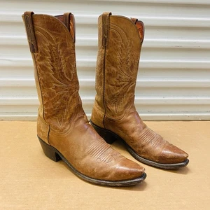 Lucchese 1883 Stiefel Herren Größe 10 D Braun Western Cowboy Leder Snip Toe N1547 - Bild 1 von 21