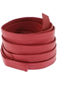 Cinturón mujer Hallhuber talla EU 140 cuero rojo #q41l785 - Imagen 1 de 4