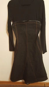 Gianfranco Ferre Jeans Strapless Bustier Denim Dress With Attached Knit Top...32 - Picture 1 of 6