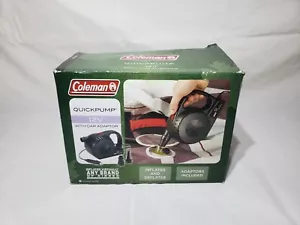 Bomba rápida Coleman 12V DC con adaptador de coche inflador deflactor - Imagen 1 de 6