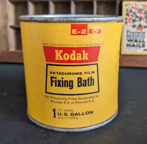 Vintage NOS KODAK Ektachrome Film Fixing Bath E-2 E-3 Developing 1 Gallon - Picture 1 of 9