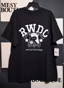 Rocawear Mens Short Sleeve RWDC Basic T-Shirt Graphic Print XL Black - Picture 1 of 6
