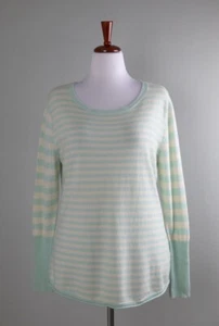 VINEYARD VINES NWT $148 Double Stripe Cashmere Blend Sweater Top Size Large - Picture 1 of 6