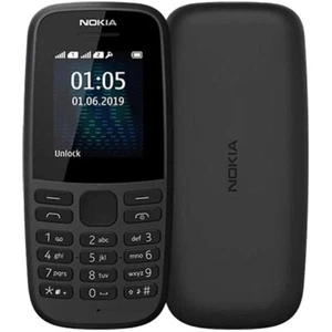 Nokia 105 Mobile Phone - Unlocked - Black - Durable, Reliable, Long Battery Life - Picture 1 of 2