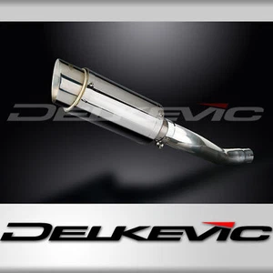 Yamaha TDM850 1991-2001 Delkevic Slip On 8" Round Stainless Exhaust Muffler Kit - Picture 1 of 5