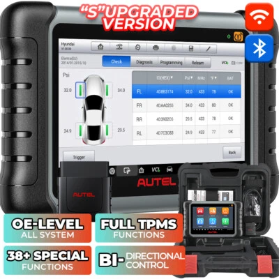 Autel MK808S-TS MK808TS PRO Car obd2 Diagnostic Tool All Systems Full TPMS DHL - Image 1 of 4