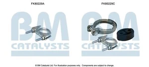 FK80229C FITTING KIT FOR EXHAUST CATALYTIC CONVERTER BM80229C - Imagen 1 de 1