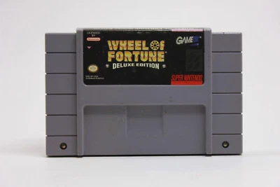 Wheel of Fortune Deluxe Edition USA Release SNES Cartridge Only - Image 1 of 3