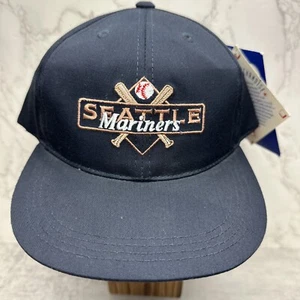 Deadstock VTG Sports Specialties 90s Seattle Mariners YOUTH Snapback Cap Hat - Picture 1 of 9