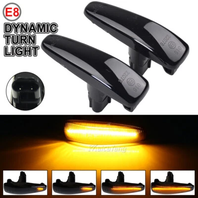Luz de señalización lateral LED secuencial para Mitsubishi Mirage 2014 2015 2016 2017-2019 Foto 1 de 4