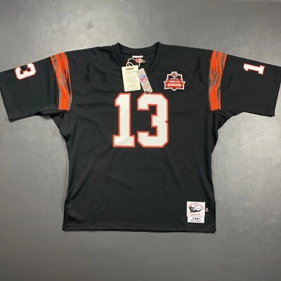Camiseta deportiva 100 % auténtica Ken Riley Mitchell & Ness 1981 Bengals talla 48 XL para hombre Foto 1 de 4