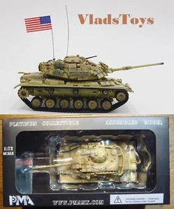 PMA 1/72 M60A1 Patton RISE w/ERA American Express USMC Desert Storm 1991 P0335 - Picture 1 of 7