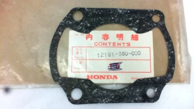 Junta base cilindro Honda CR125 MT125 CR125M MR175 12191-360-000 Foto 1 de 2