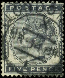 Great Britain Scott #85 Used  4 Clear Margins  Circular Date Cancel - Picture 1 of 1