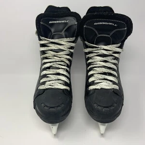 Winnwell GX-2 LU Men's Clean Ice Hockey Skates Sz US 7 Black Lace Up - Picture 1 of 8