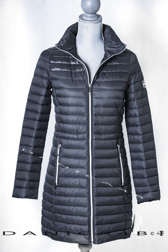 Piumino trapuntato con cappuccio Michael Kors confezionabile cappotto XS canna di fucile