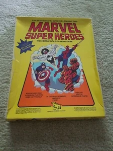 Vintage TSR Marvel Super Heroes RPG #6850 Uncut Pieces, No Dice - P531 - Picture 1 of 11