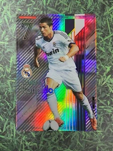 Panini Football League 2013 Cristiano Ronaldo Real Madrid Refractor card PFL02 - Picture 1 of 2