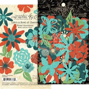 GRÁFICO 45 - VIDA UN CUENCO DE CEREZAS - SURTIDO DE FLORES - 78 PIEZAS - Imagen 1 de 1