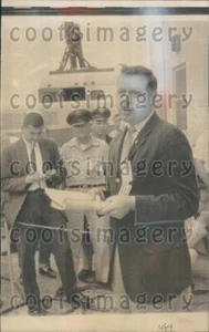 1961 NASA Director of Information Jack King Press Announcement Press Photo - Picture 1 of 1