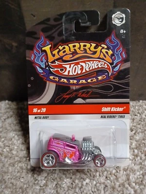 Hot Wheels “Larry’s Garage” Pink Shift Kicker #16/20 Real Riders/Redline Tires - Image 1 of 2