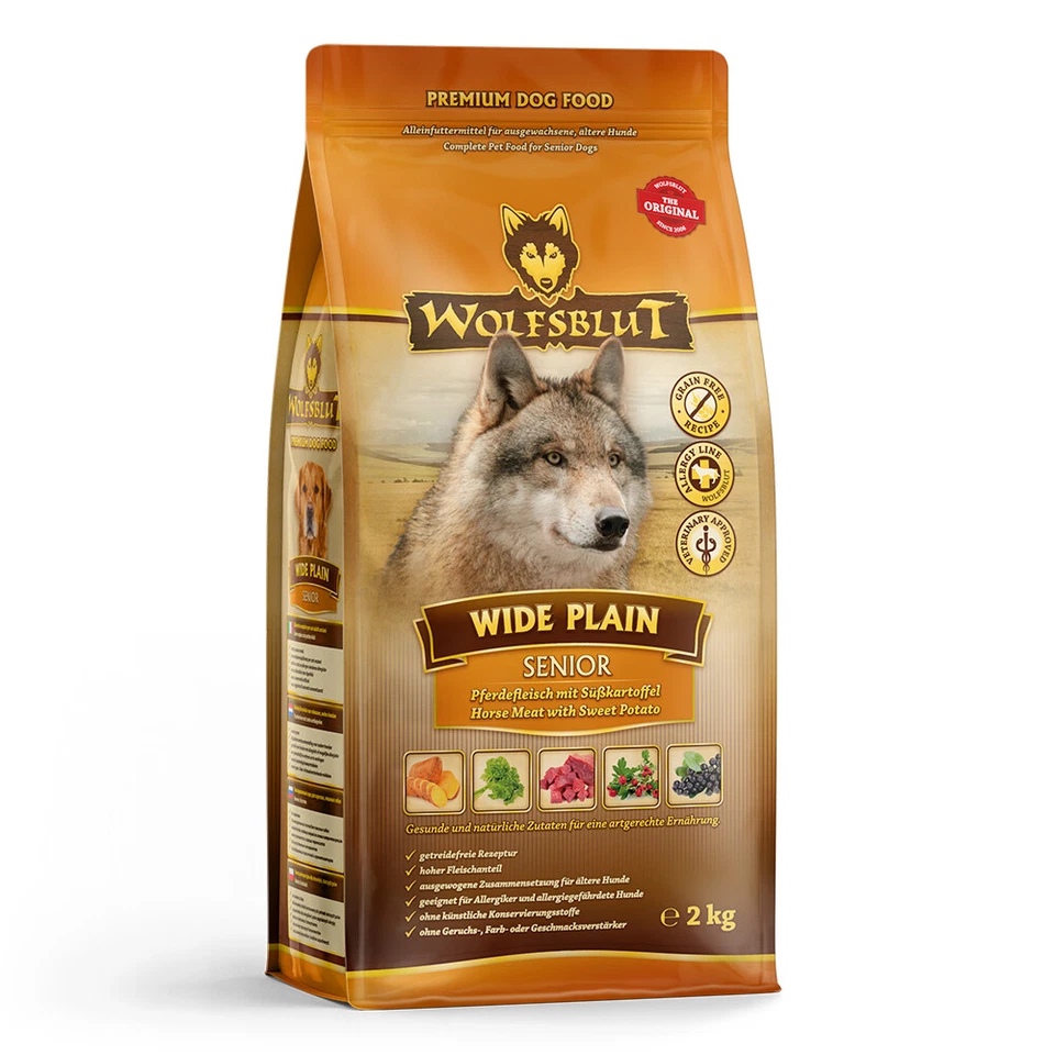 Wolfsblut - Wide Plain Senior - 2 kg - Hundefutter - Bild 1 von 4