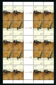 Bajo/Bicentenario de Flinder 1998 - tira de canal doble ilustrada MUH - Imagen 1 de 1