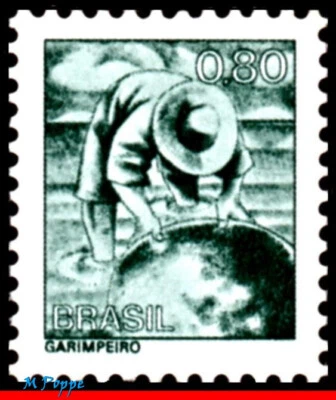 1447 BRASIL 1976 PROFISSÕES NACIONAIS, SOURDOUGH, CHAVE DE OURO, MI# 1541, SEM MARCA DE CHARNEIRA - Imagem 1 de 2